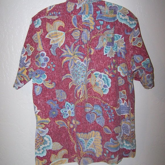 VINTAGE REYN SPOONER HAWAIIAN FLORAL SHIRT S3437 - Picture 11 of 11